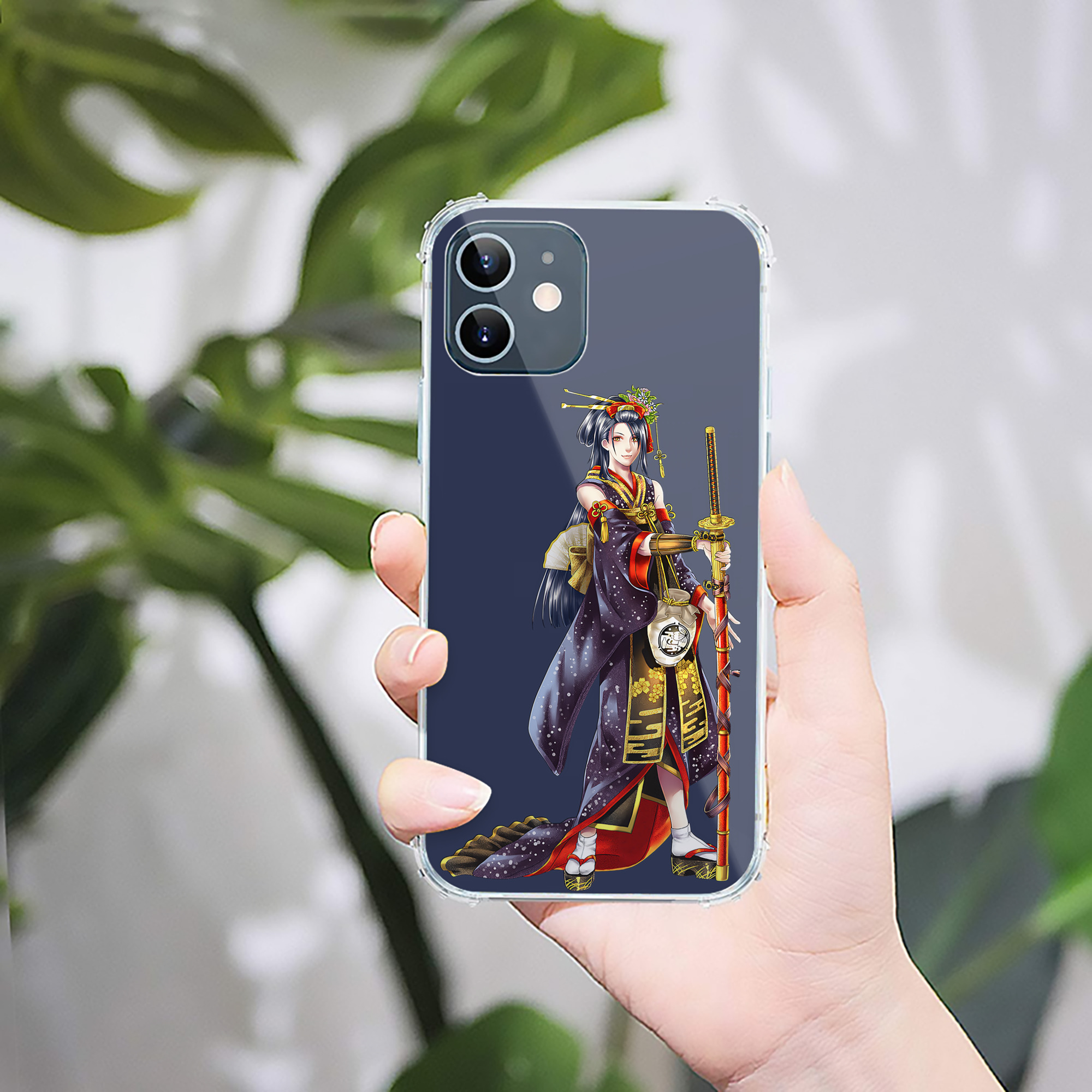 （画像用） 刀剣乱舞 Touken Ranbu 【iPhone 12シリーズ対応】透明スマホケース（クリアソフトケース）